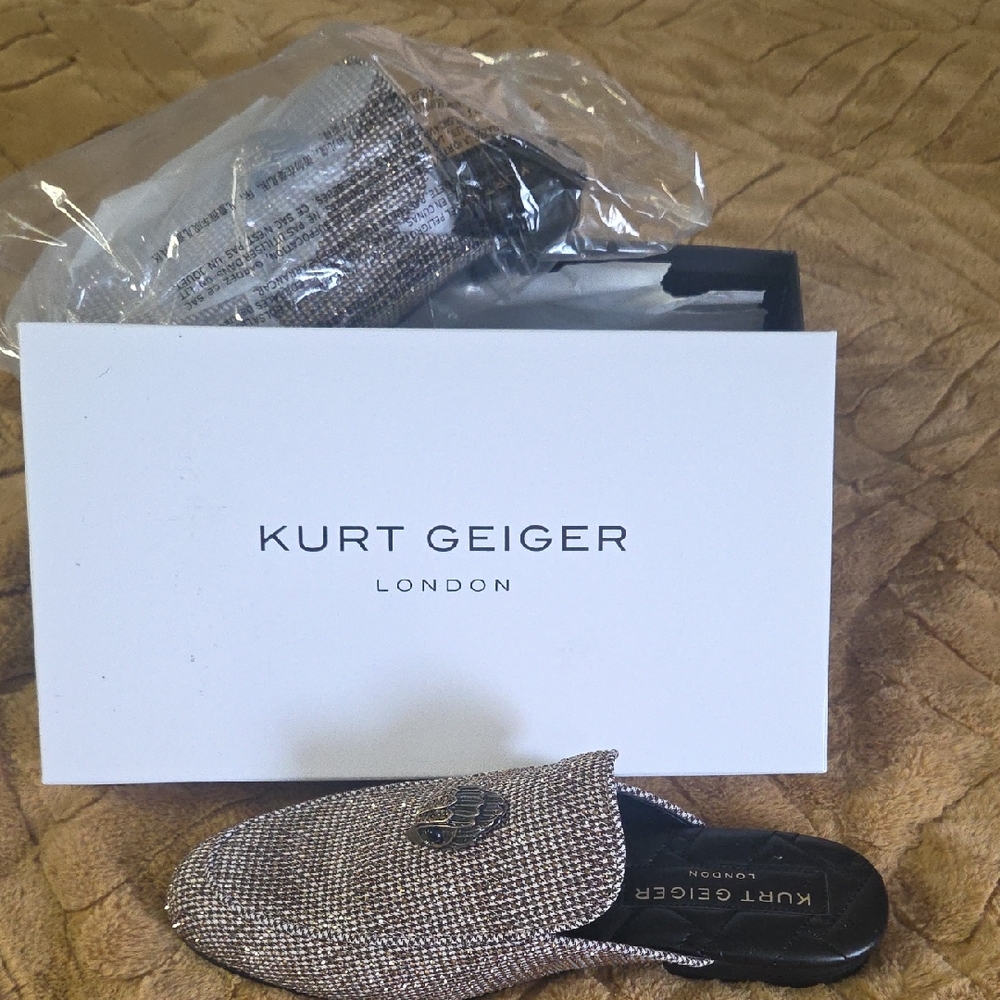 Kurt Geiger Women's Gold Mules